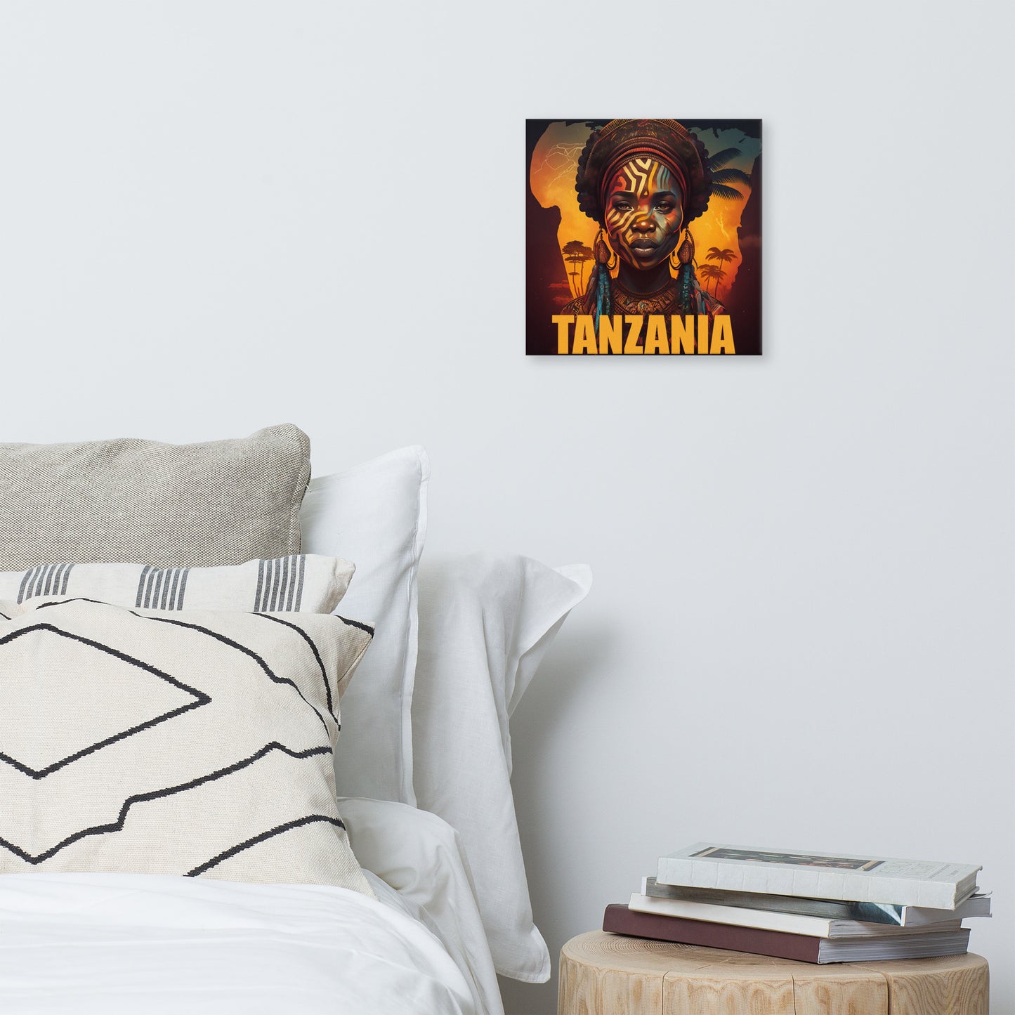 Adorned Heritage: Tanzanian Pride - Canvas