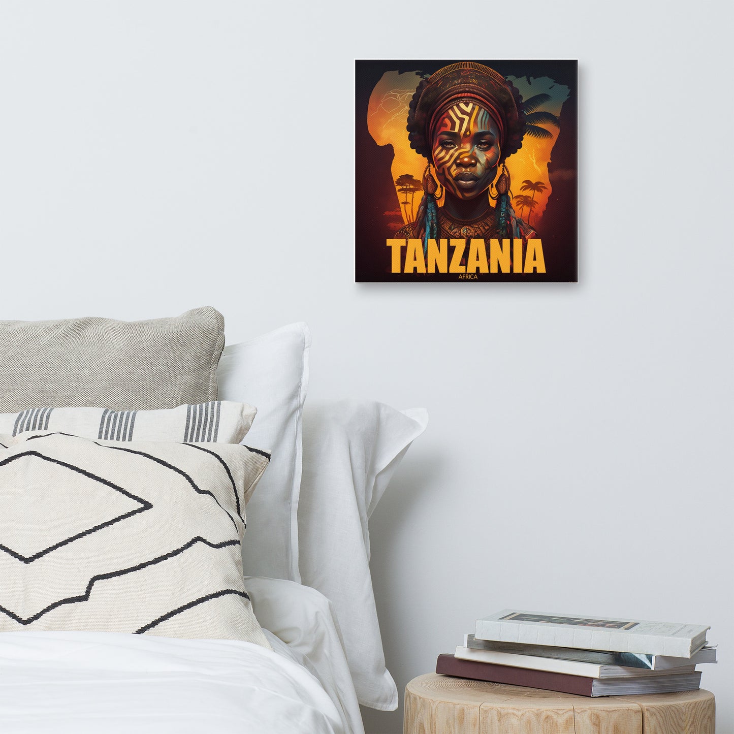 Adorned Heritage: Tanzanian Pride - Canvas